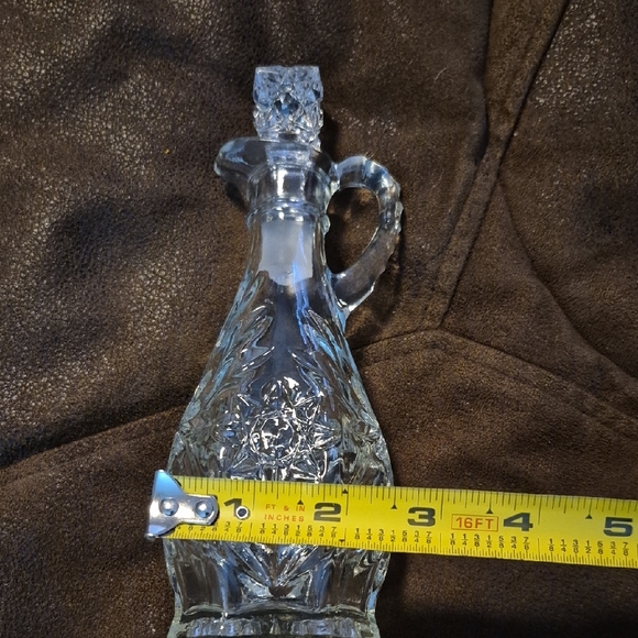 Anchor Hocking Crystal Glass  with Stopper. - Picture 8 of 8